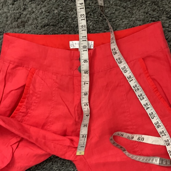 Cropped 100% linen pants - Picture 6 of 9